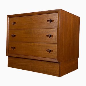 Danish Teak Chest of Drawers attributed to H.W. Klein for Bramin, 1960s