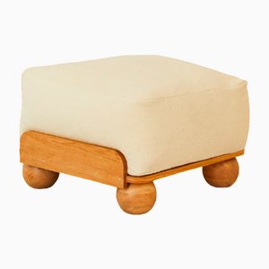 Cove Footstool in Cloud by Fred Rigby Studio