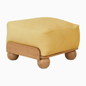 Cove Footstool in Straw by Fred Rigby Studio