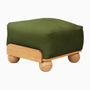 Cove Footstool in Woodland by Fred Rigby Studio