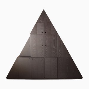 Credenza triangolare di Ferdinando Meccani per Meccani Arredamenti, 1970