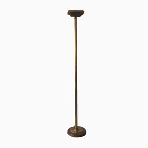 Art Deco Italian Dimmable Brass Relco Floor Lamp by Gianfranco Frattini