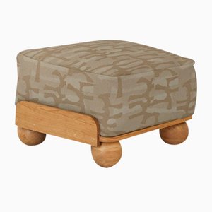 Cove Footstool in Natural Pagoda by Fred Rigby Studio