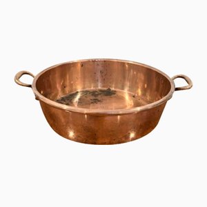 Large Antique George III Copper Pan, 1800