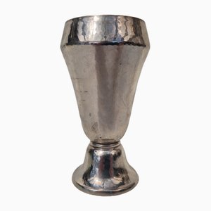Art Deco 925 Silber Vase von Bremer Werkstätten für BWKS, 1930