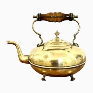Antique Victorian Brass Kettle, 1850