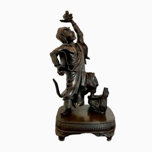 Grande Figurine Antique en Bronze, Japon, 1880