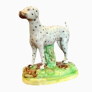 Antica figura dalmata vittoriana di Staffordshire, 1880