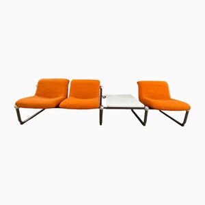 Airborne 3-Seat Bench with Table by Marc Held