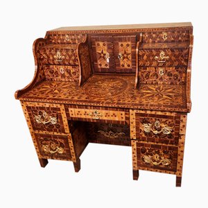 French Desk in Native Marquetry, 1700s