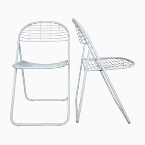 Åland Folding Chairs by Niels Gammelgaard from Ikea, 1970s, Set of 2