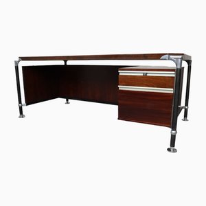 Rosewood Executive Desk by Ico & Luisa Parisi for Mim Roma, 1960s