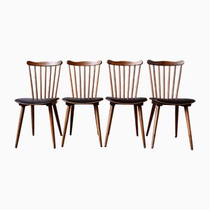 Baumann Bistro Chairs Set, 1960s, Set of 4