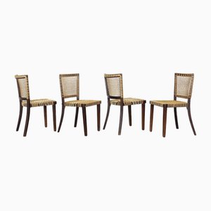 Dining Chairs by Jan Vaněk for Krásná Jizba, Set of 4