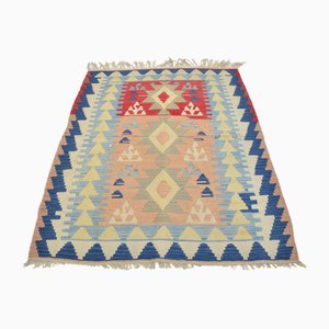 Modern Aztec Decor Wool Kilim Rug