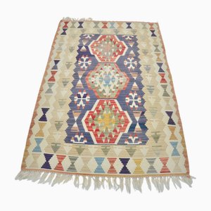 Alfombra Kilim marroquí vintage tejida a mano