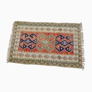 Alfombra Kilim moderna Mid-Century tejida a mano