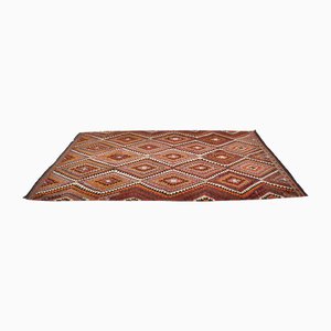 Tappeto Kilim azteco geometrico vintage, Marocco