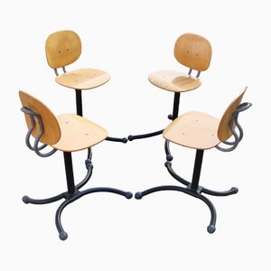 Desk Chairs from Kinnarps, Set of 4