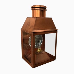 Antique Copper Lantern, 1890s