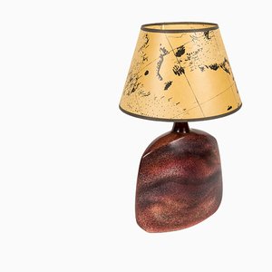 Lámpara de cerámica atribuida a Vallauris, años 70