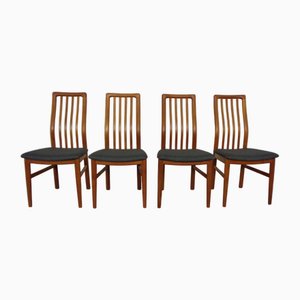 Teak Dining Chairs by Kai Kristiansen for Schou Andersen, 1960s, Set of 4