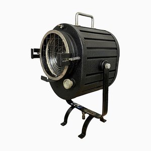 Lampe de Bureau Projecteur de Théâtre Vintage Noire, 1960s