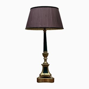 Lampe de Bureau Style Hollywood Regency Vintage en Laiton