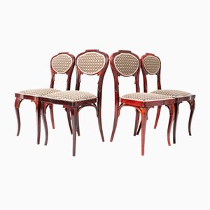 Vienna Secession Side Chairs by Jacob & Josef Kohn, 1900s, Set of 4