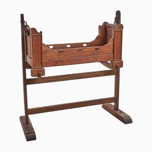Antique Wooden Cradle, 1800s