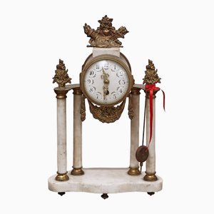 Reloj de mesa Napoleón III de cerámica