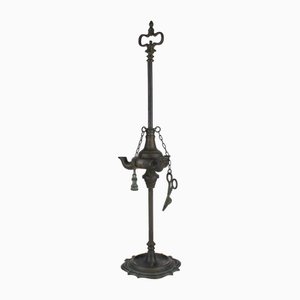 Vintage Florentine Candleholder Lamp