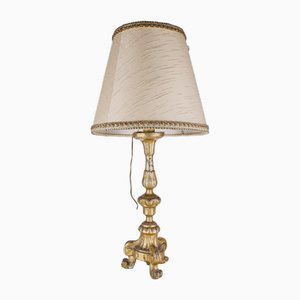 Lámpara de oro vintage, años 700