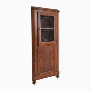 Fir Corner Cabinet, 1800s