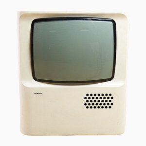 TV a colori in plastica di Voxon, anni '70