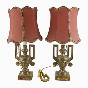 Vintage Table Lamps, Set of 2