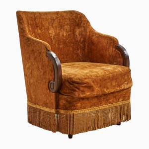 Vintage Armchair with Fringes