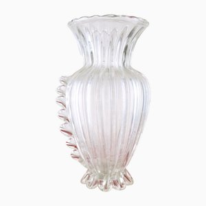 Clear Murano Glass Vase