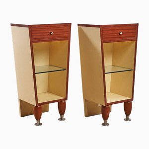 Commodes ou Tables de Chevet de Barbier, Set de 2