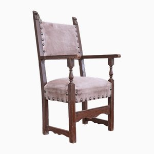 Renaissance Style Studded Armchair