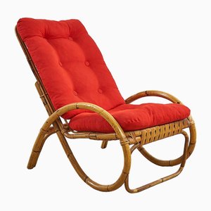 Bamboo Lounge Chair, 1960-1970s
