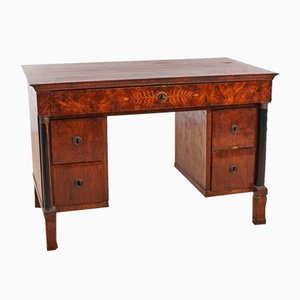 Empire Center Desk in Lacquered Wood