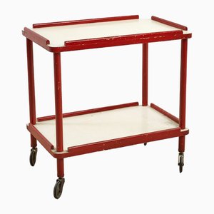 Vintage Wooden Kitchen Trolley