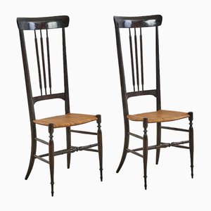 Set of Chiavari Chairs attributed to Enzo Rotella