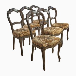 Wooden Chairs, Set of 6
