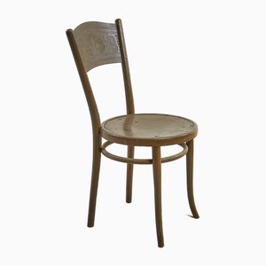 Stuhl im Thonet Stil aus Holz