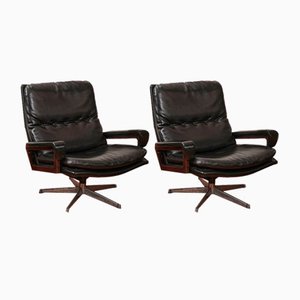 Set of King Lounge Chairs by André Vandenbeucks for Stässle