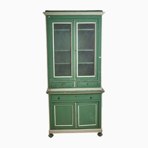 Mobiletto vintage verde in legno