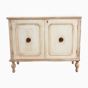 White Credenza with Two Doors