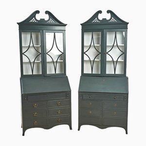 Vinttage Shopkeeper Cabinets, Set of 2